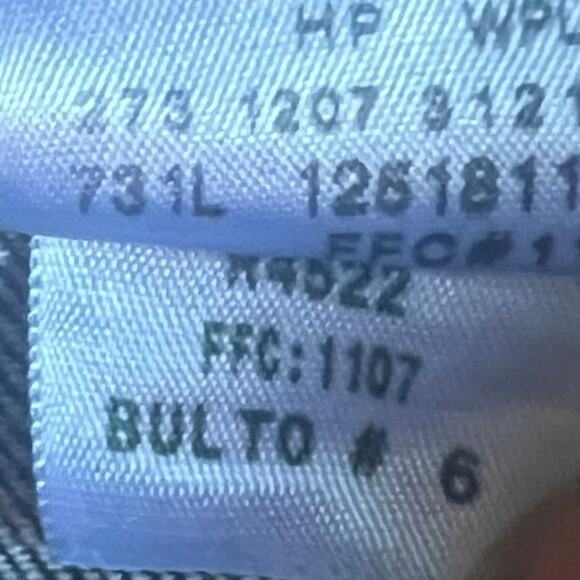 Levis Size 14P 34x28 515 Bootcut Stretch Jeans Mid-Rise 5-Pocket Dark Wash - Picture 13 of 13